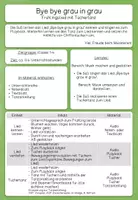 Vorschau - Arbeitsblätter - Bye Bye grau in grau - Frühlingslied mit Tüchertanz - Seite 1