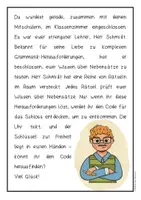Vorschau - Arbeitsblätter - Escape Room Nebensätze (Deutsch) - Seite 2