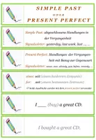 Vorschau - Aufgabenkarten - Englisch: Simple Past oder Present Perfect - Übungskarten - Seite 1