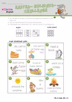 Vorschau - Arbeitsblätter - Simple Past Bingo – Osterferien - Seite 2