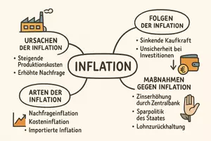 Vorschau - Arbeitsblätter - Lernposter + Arbeitsblätter zum Thema "Inflation" + Lösung & Fragen & MP3 + Mindmap + Infografik - Seite 2