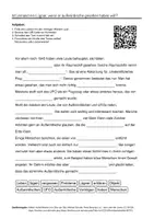 Vorschau - Arbeitsblätter - Arbeitsblätter zum Thema "Ist jemand ein Lügner, wenn er Außerirdische gesehen haben will?" + Lösung & MP3 + Mindmap - Deckblatt
