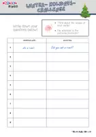 Vorschau - Arbeitsblätter - Simple Past Bingo Weihnachtsferien - Seite 3