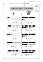 Vorschau - Arbeitsblätter - Kleine & grosse Rechnungen - Matheplan - Addition - Analogieaufgaben - Seite 3