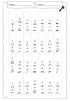 Vorschau - Spiele - Schlüsselrechnungen Schoggispiel - Addition ZR10 - Spiel - Seite 2