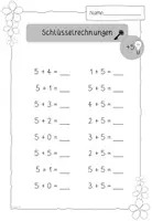Vorschau - Arbeitsblätter - Schlüsselrechnungen - ZR20 - Addition - Seite 3