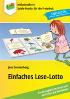 Vorschau - Spiele - Einfaches Lese-Lotto _ Freiarbeitsmaterial - Deckblatt
