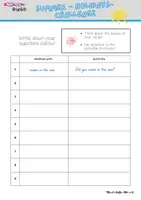 Vorschau - Arbeitsblätter - Simple Past Bingo – Sommerferien - Seite 3