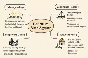 Vorschau - Arbeitsblätter - Lernposter + Arbeitsblätter zum Thema "Warum war der Nil im Alten Ägypten so wichtig?" + Lösung & MP3 + Mindmap + Infografik - Seite 3