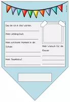 Vorschau - Mal- und Bastelvorlagen - Materialpaket Dekoration Abschlussfeier Klasse 4 – kreative Bastelideen für den Abschied von der Grundschule - Seite 3