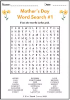 Vorschau - Spiele - Mother's Day: Vocabulary Puzzles for English Learners - Seite 3