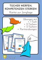 Vorschau - Stationenlernen - Jonglage für die Grundschule - eine Kartei - Deckblatt