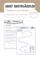 Vorschau - Anderer Materialtyp - Brief an zukünftiges Schulkind Otterklasse - Deckblatt