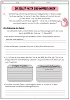 Vorschau - Arbeitsblätter - Muttertag/Vatertag: Vater und Mutter ehren (4. Gebot im RU + Grußkarten zum Verschenken) - Seite 2