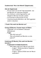 Vorschau - Stundenentwürfe - Ethik Was ist der Mensch Frau Adam - Seite 2