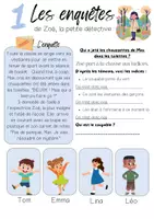 Aperçu - Feuilles d'exercices - Les enquêtes de la petite détective Zoé - Page 1