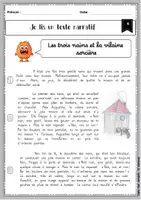 Aperçu - Préparation de séquence / Séquence complète - Lire un texte narratif - Page 1