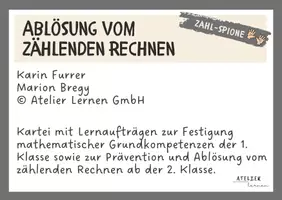 Vorschau - Aufgabenkarten - Kartei Zählendes Rechnen Fingerzählen - Seite 1
