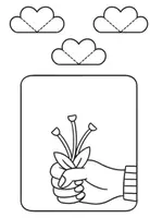 Vorschau - Mal- und Bastelvorlagen - Geheime Blumengrüße (nicht nur) zum Muttertag - Bastelvorlage - Seite 3