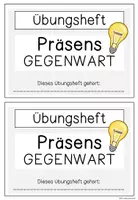 Vorschau - Unterrichtsreihen - Präsens/Gegenwart - Übungsheft - Seite 1