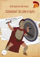 Vorschau - Stundenentwürfe - Stationsarbeit: Der Kriegerstaat Sparta (Geschichte, Klasse 5/6) - Deckblatt