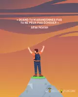 Aperçu - Apprentissages en autonomie - Citation illustrée - Si tu n'abandonnes pas - Page de couverture