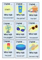 Vorschau - Spiele - I have who has summer Englischunterricht Grundschule Sek I - Seite 2