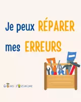 Aperçu - Apprentissages en autonomie - Pensée Positive - Je peux réparer mes erreurs - Page de couverture