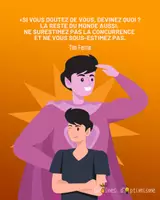 Aperçu - Apprentissages en autonomie - Citation illustrée - Si vous doutez de vous - Page de couverture