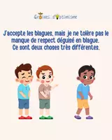 Aperçu - Apprentissages en autonomie - Pensée Positive - Harcelement Scolaire VS Blague - Page de couverture
