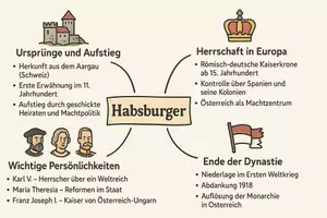 Vorschau - Arbeitsblätter - Lernposter + Arbeitsblätter zum Thema "Habsburger" + Lösung & MP3 + Mindmap + Infografik - Seite 3