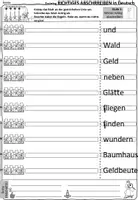 Vorschau - Stationenlernen - Trainingszirkel zur Einführung des richtigen Abschreibens 2. Klasse - Seite 2