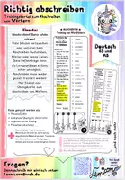 Vorschau - Arbeitsblätter - Kartei: Das Abschreiben von Wörtern trainieren - Deckblatt