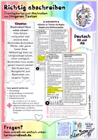 Vorschau - Arbeitsblätter - Kartei: Das Abschreiben von längeren Texten trainieren - Deckblatt