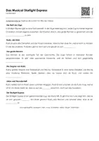 Vorschau - Arbeitsblätter - Das Musical Starlight Express - Seite 1