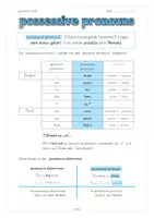 Vorschau - Arbeitsblätter - Materialpaket - possessive pronouns (Possessivpronomen) - Seite 1