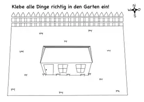 Vorschau - Arbeitsblätter - Himmelsrichtung und Planarbeit - Deckblatt