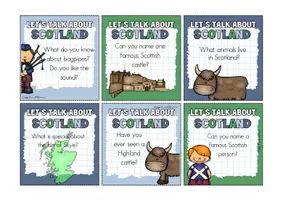 Vorschau - Spiele - Scotland | Conversation Cards | Speaking | Landeskunde Schottland - Seite 2