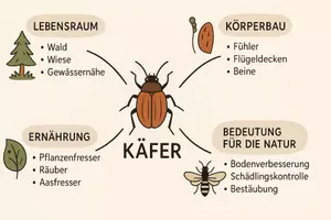 Vorschau - Arbeitsblätter - Arbeitsblätter zum Thema "Käfer" + Lösung & MP3 + Mindmap + Infografik - Seite 2