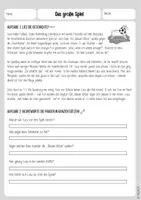 Vorschau - Arbeitsblätter - Sinnentnehmendes Lesen: Erlebnisgeschichten + Fragen zum Text - Seite 2