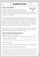 Vorschau - Arbeitsblätter - Sinnentnehmendes Lesen: Erlebnisgeschichten + Fragen zum Text - Seite 3