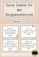 Vorschau - Anderer Materialtyp - Gebete Religionsunterricht - Deckblatt