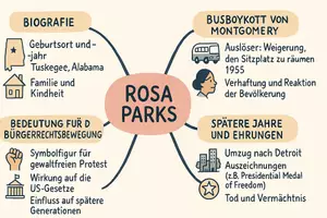 Vorschau - Arbeitsblätter - Lernposter + Arbeitsblätter zum Thema "Rosa Parks" + Lösung & MP3 + Mindmap + Infografik - Seite 3