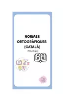 Vista previa - Fichas informativas / Documentos de lectura - MINI LLIBRE NORMES ORTOGRÀFIQUES (CATALÀ) - Portada