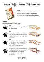 Vorschau - Spiele - Lese-Domino | passend zum Lesebuch Skirli total wuselig - Seite 1