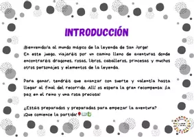 Vista previa - Juegos / Gamificación - Juego de mesa: La leyenda de San Jorge - página 1