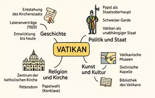 Vorschau - Arbeitsblätter - Arbeitsblatt "Vatikan" + Onlineübung & MP3 + Mindmap + Infografik - Seite 2