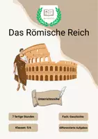 Vorschau - Stundenentwürfe - Unterrichtsreihe: Das Römische Reich - Deckblatt