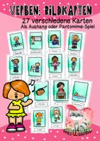 Vorschau - Spiele - Verben: 27 verschiedene Karten als Aushang/Spiel - Deckblatt