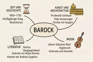 Vorschau - Arbeitsblätter - Lernposter + Arbeitsblätter zum Thema "Barock" + Lösung & MP3 + Mindmap + Infografik - Seite 3